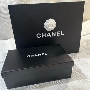 COPY - Chanel gift bag and empty shoe box
